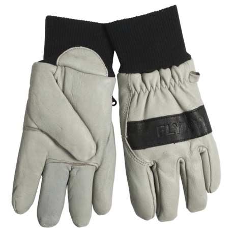 56%OFF メンズスノースポーツ手袋 Flylowヤギリッジワークグローブ - （男性用）防水、革 Flylow Goat Ridge Work Gloves - Waterproof Leather (For Men)